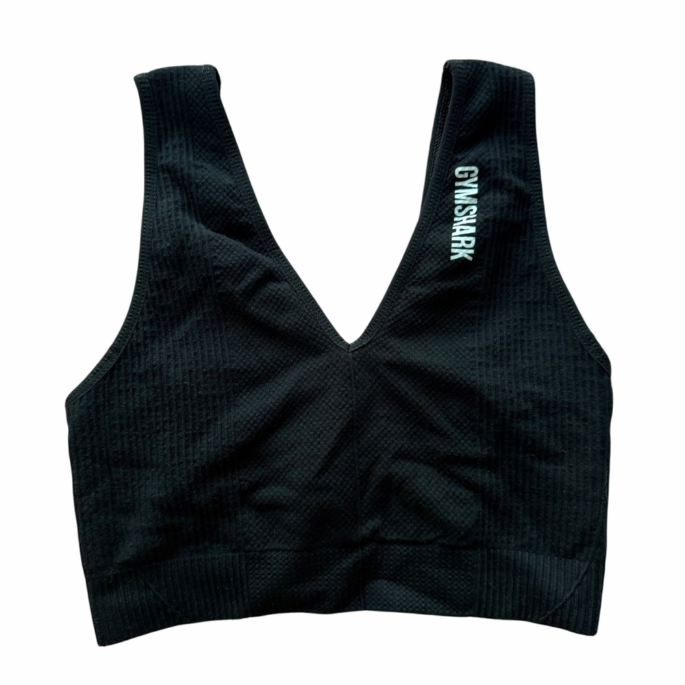 Gymshark Black Sports Bra Top